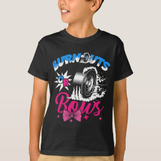 T-shirt Burnouts ou Bows Genre Révéler Baby Party Annonce