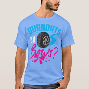 T-shirt Burnouts ou Bows Genre Révéler Baby Party Annonce