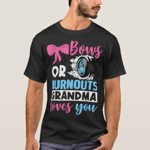 T-shirt Burnouts ou Bows Grand-mère vous aime Genre Révéle