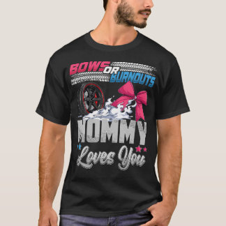 T-shirt Burnouts Ou Bows Sexe Révéler Faire-part de fête