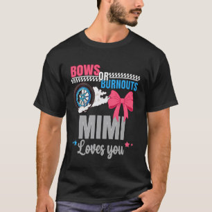 T-shirt Burnouts ou rubans Mimi t'aime révélation du sexe
