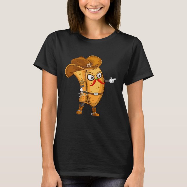 T-shirt Burrito Cop  Mexican Food  Tacos Day 5 de Mayo (Devant)