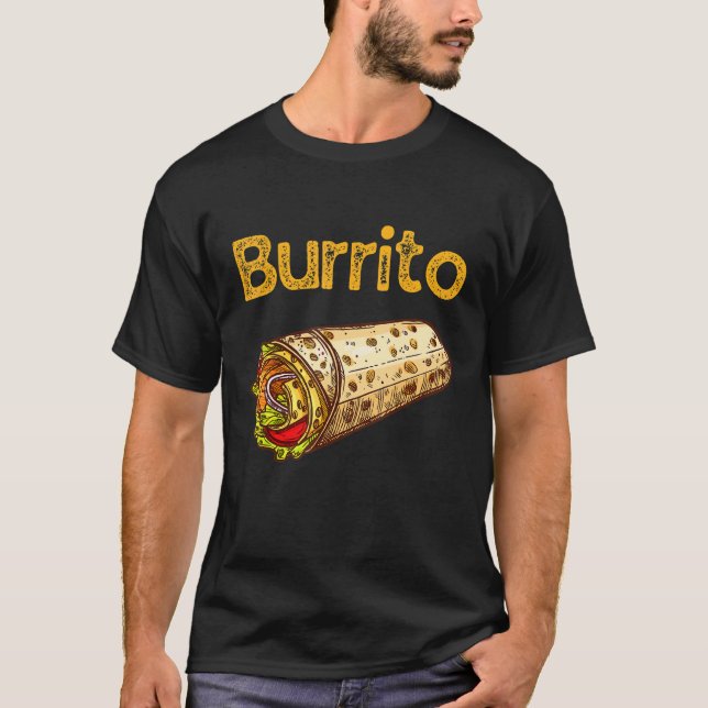 T-shirt Burrito Taco Taquito (Devant)