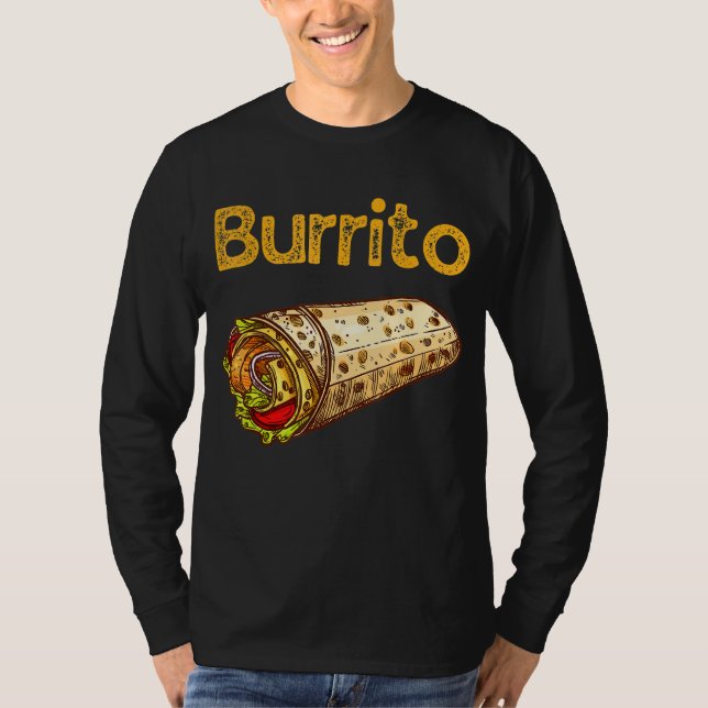 T-shirt Burrito Taco Taquito (Devant)