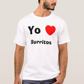 T-shirt Burritos de coeur de Yo