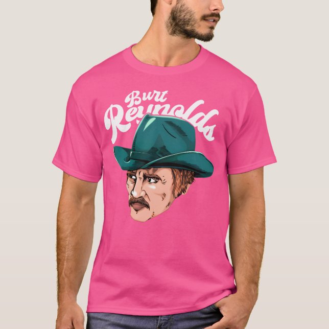 T-shirt Burt Reynoldsretro Pour Les Ventilateurs (Devant)