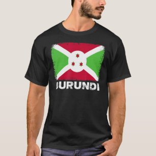 T-shirt Burundi Drapeau Appui peuple burundais Femmes Homm