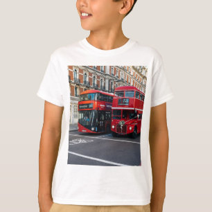 T-shirt Bus à impériale rouges