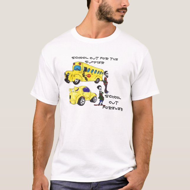 T-SHIRT BUS JAUNE/VOITURE JAUNE TEE (Devant)