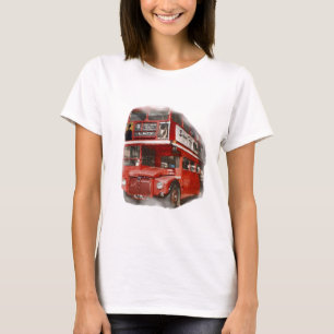 T-shirt Bus Old Red London