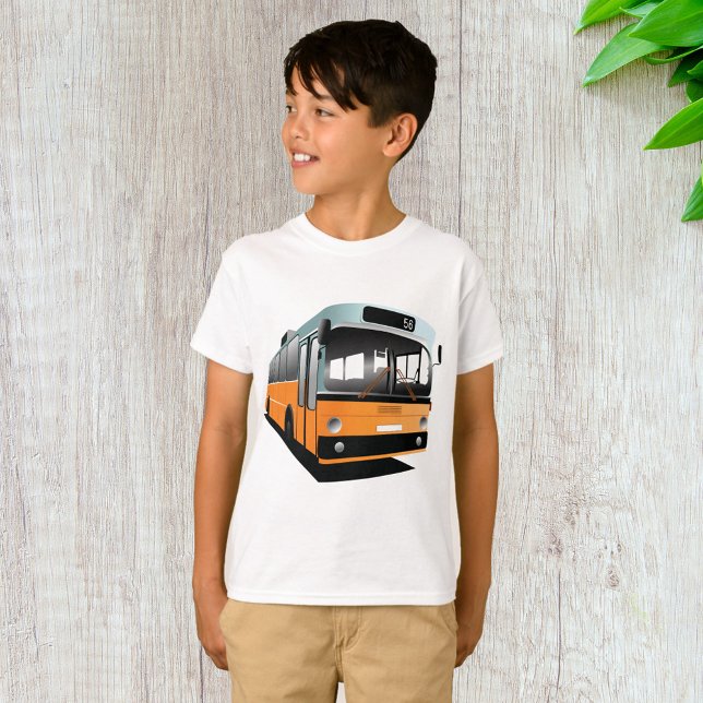 T-shirt Bus orange (Créateur téléchargé)