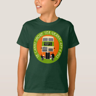 T-shirt Bus vintage Glasgow à deux étages