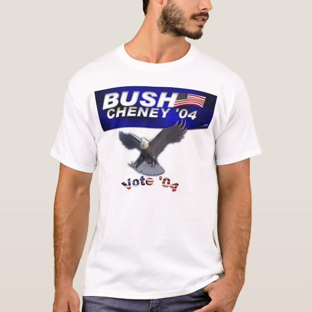T-shirt Bush/Cheney '04 (Devant)