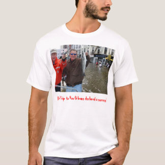 T-shirt Bush la Nouvelle-Orléans, le voyage de Bush vers
