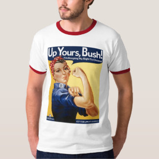 T-shirt bush_upyours hillary