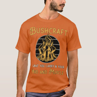 T-shirt Bushcraft Nature Aventure Survie Extérieur