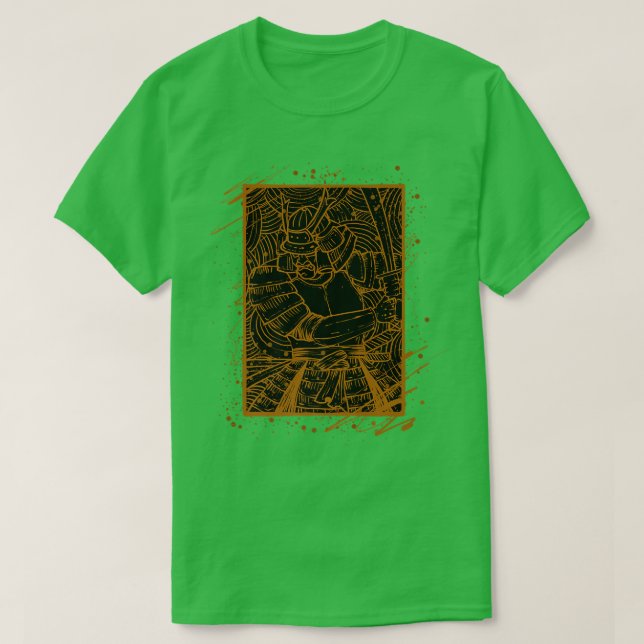 T-shirt Bushido Code Samurai Japon195 (Design devant)