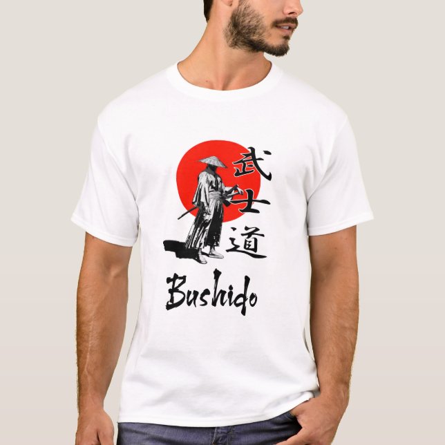 T-shirt Bushido japonais - Esprit samouraï (Devant)