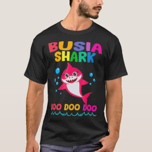 T-shirt Busia Shark Venin Cute Baby Shark Funny Bébé Maman