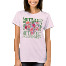 Business Mom Entrepreneur Floral Graphics design