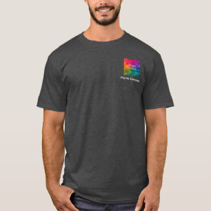 T-shirt Business Your Logo Ici Custom Employé Homme