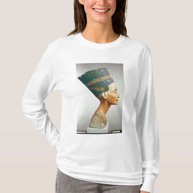 T-shirt Buste de la Reine Nefertiti, vue de côté, du studi (Devant)