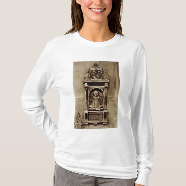 T-shirt Buste de William Shakespeare (1564-1616) et (Devant)