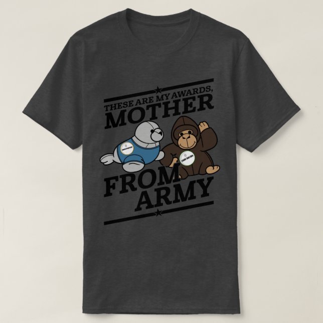 T-shirt Buster Bluth Voici mes Prix Mère de l'Armée (Design devant)