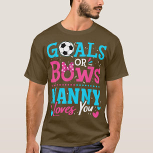 T-shirt But De Révélation De Sexe Ou Bows Nanny Vous Aime 