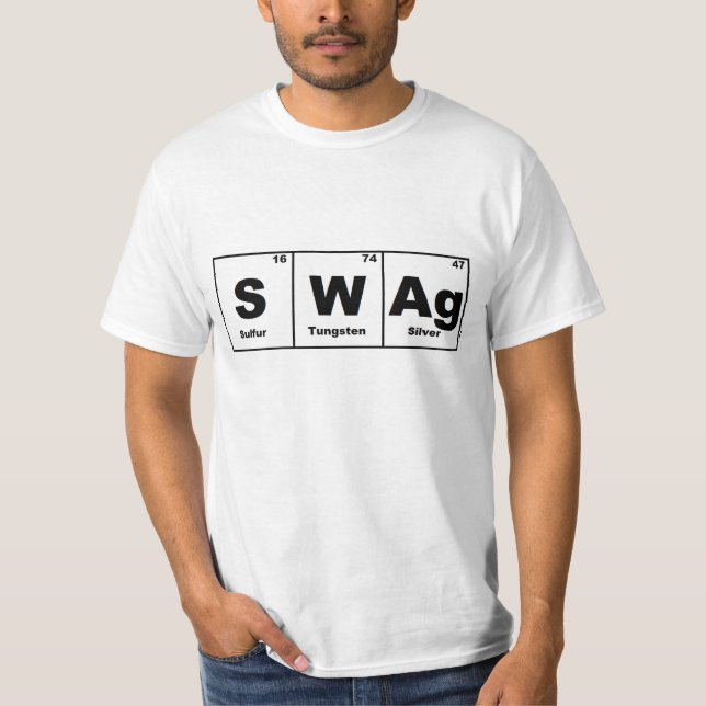 T-shirt Butin de Tableau périodique (Devant)