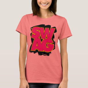 T-shirt BUTIN - rose et jaune