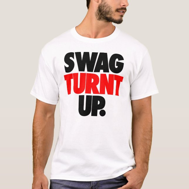 T-shirt Butin Turnt par : Trenz Unltd. Pièce en t blanche (Devant)