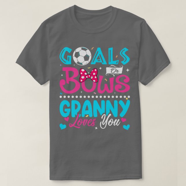 T-shirt Buts Ou Bows Amoureux Granny Vous Aime Révéler Le  (Design devant)