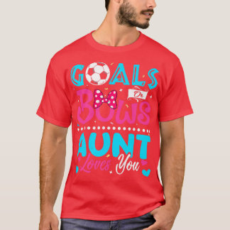 T-shirt Buts Ou Bows Drôle Tante Aime Vous Genre Révéler B