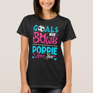 T-shirt Buts Ou Bows Poppie Vous Aime Genre Révéler Bébé