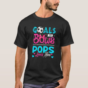 T-shirt Buts Ou Bows Pops Vous Aime Genre Révéler Bébé