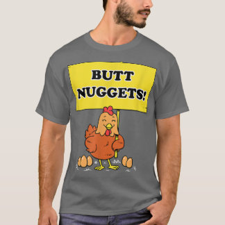 T-shirt Butt Nuggets Oeufs De Poulet À Vendre Agricole