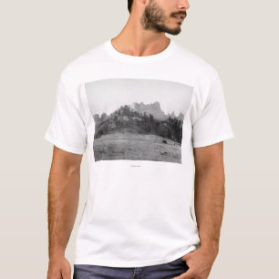 T-shirt Butte de corneille près de photographie de pi