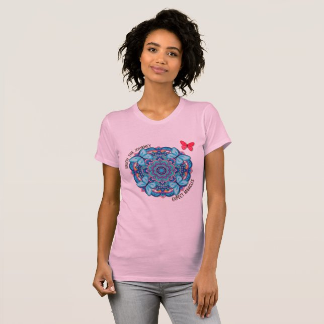 T-shirt Butterflies Enjoy The Journey (Devant entier)