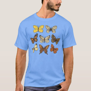 T-shirt Butterflies in autumn design for nature lovers