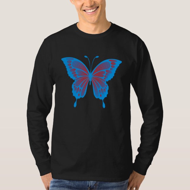 T-shirt Butterfly aesthetic soft grunge  1 (Devant)