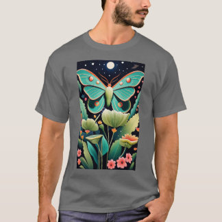 T-shirt Butterfly grunge Fairycore Aesthetic Luna Moth Mus