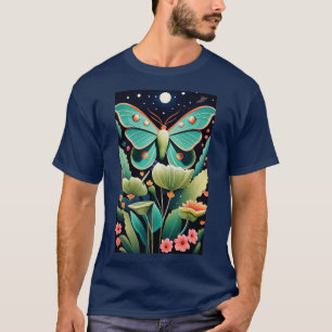 T-shirt Butterfly grunge Fairycore Aesthetic Luna Moth Mus