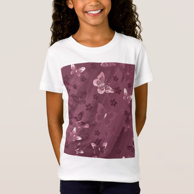T-Shirt Butterfly Pattern 16 (Devant)