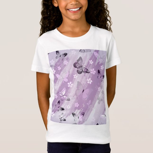 T-Shirt Butterfly Pattern 8 (Devant)