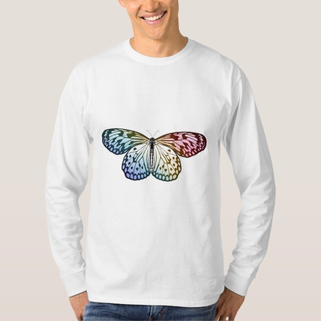 T-shirt Butterfly Rainbow (Devant)