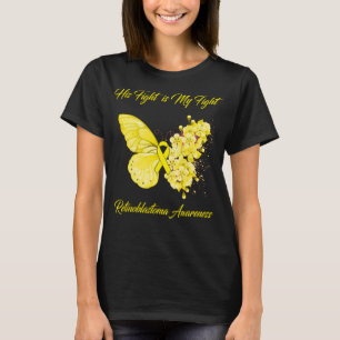 T-shirt Butterfly Son combat est Mon combat Retinoblastoma