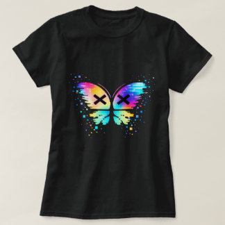 T-shirt Butterfly TEES CO. Chemise Rétro Papillon 0047875