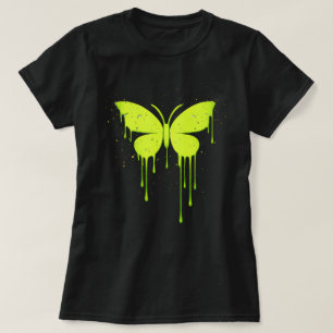 T-shirt Butterfly Tees Co. Green Butterfly Drip 0047733