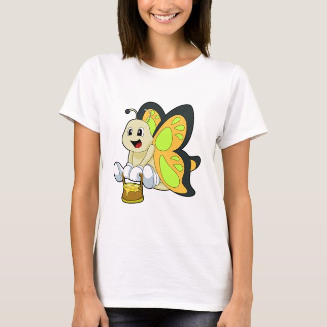 T-shirt Butterfly with Honey (Devant)